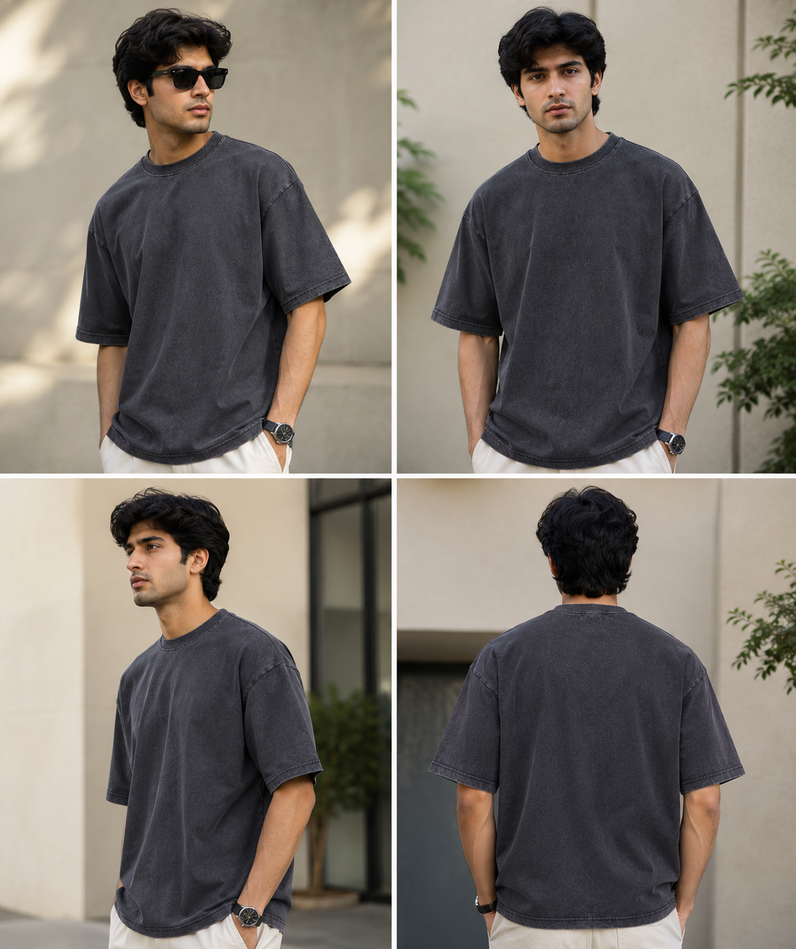 Premium Washed Oversized T-Shirt for Men | Relaxed Fit Streetwear