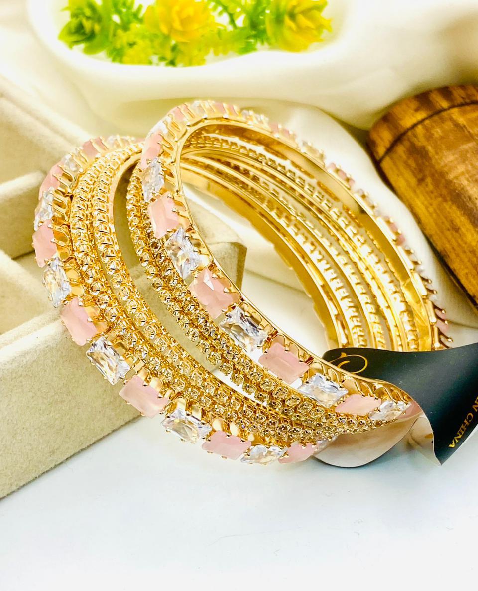 Gold Plated Full Zircon Choriyan Set for Women