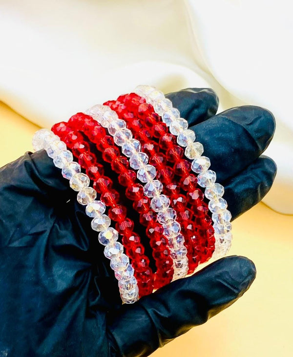 Luxury 7-Piece Crystal Bracelet Set for Women