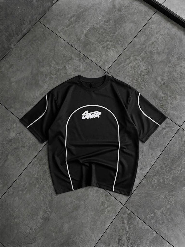 STWD embossed Printed Dropshoulder