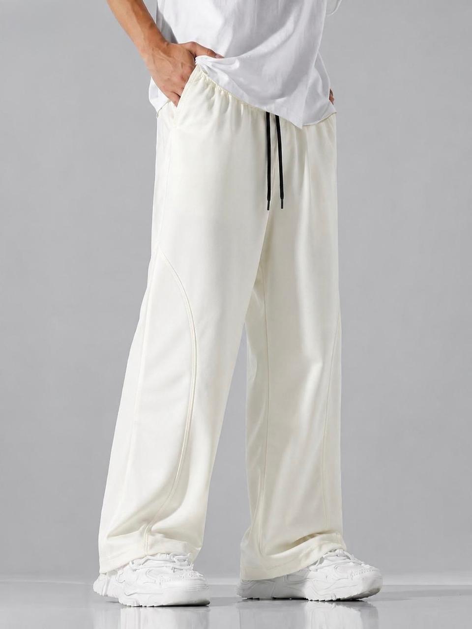 Arc Panel Baggy Trousers for Men – Premium Micron Fabric | HUMRAAZ WEAR