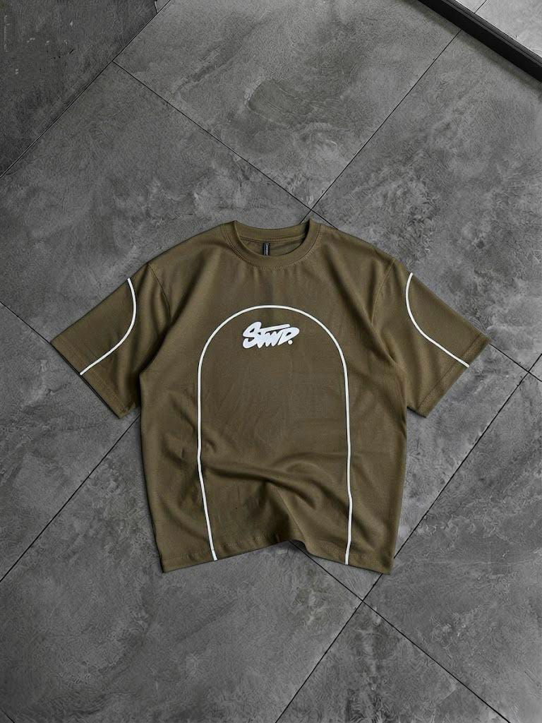 STWD embossed Printed Dropshoulder